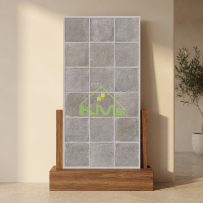 Gạch Novita HAHA4804 Ash Grey 40x80cm – Gạch Trang Trí Sàn Tường